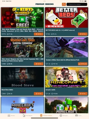 MCPE Addons for Minecraft PE ^