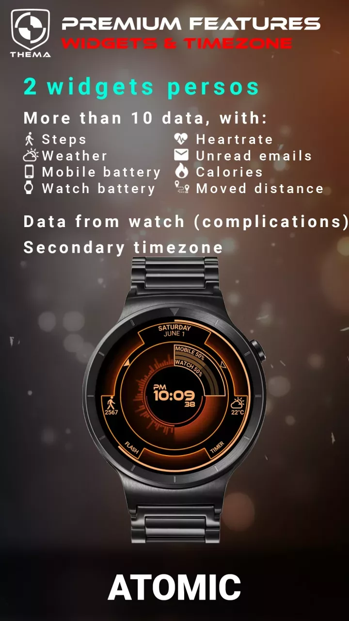 Atomic Watch Face