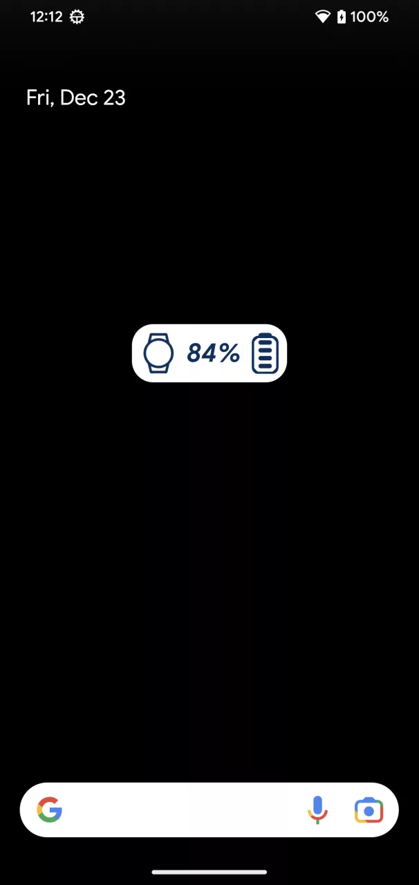 Phone & Watch Battery Level