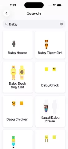 Baby Skins for Minecraft PE