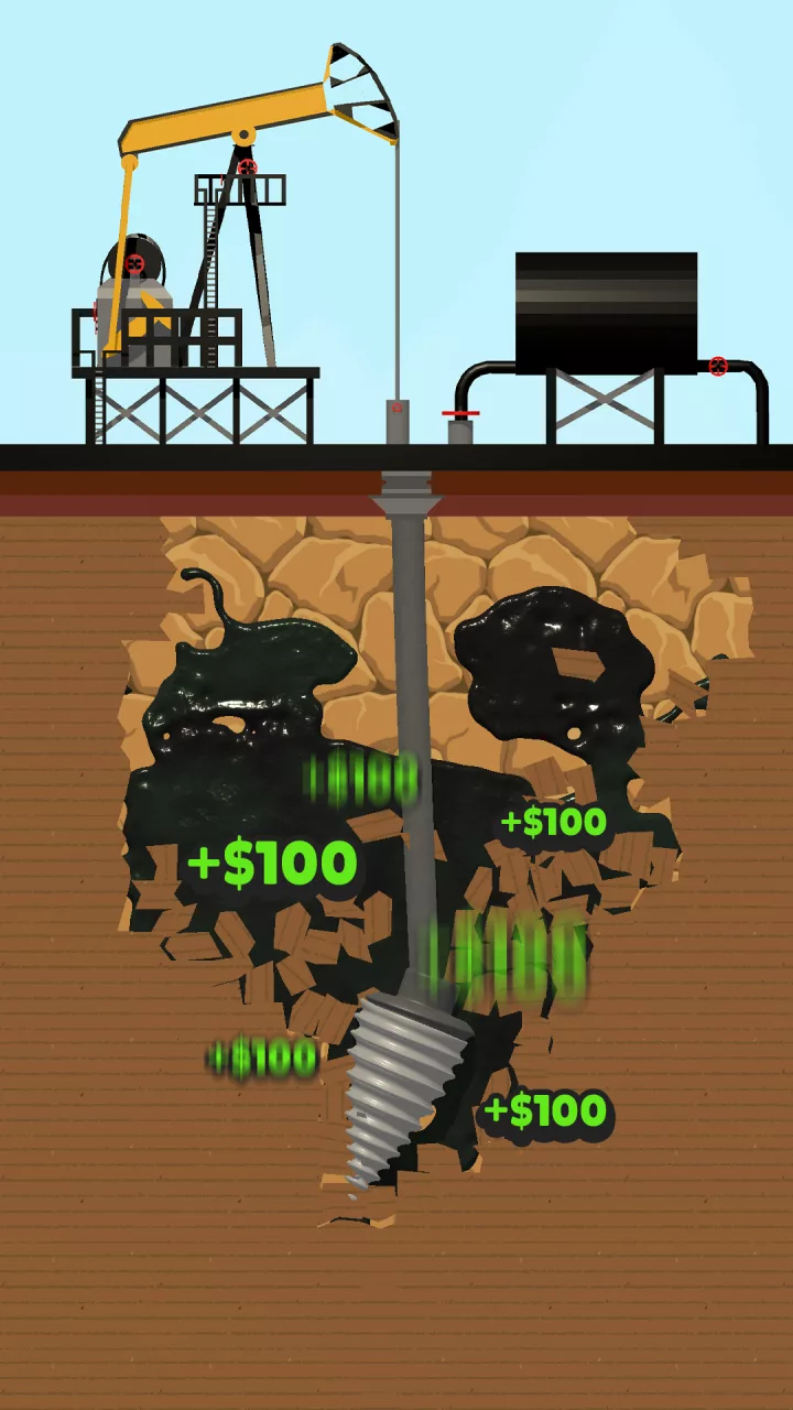 Drill & Collect: idle mine dig