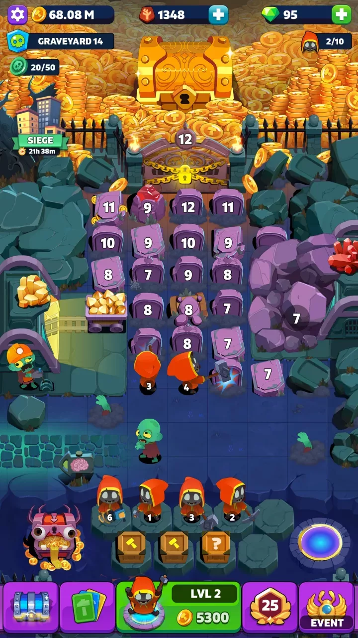Tomb Miner - Idle Gold Clicker