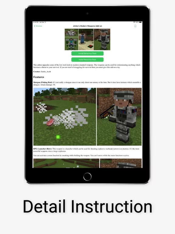 Mods for Minecraft PE !!