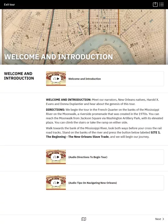 New Orleans Slave Trade App