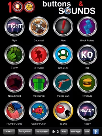 100 Buttons: Кнопки и звуки