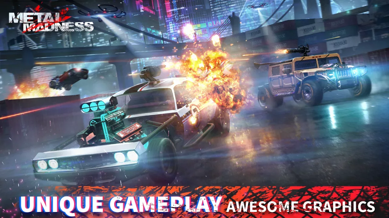 METAL MADNESS PvP: Car Shooter