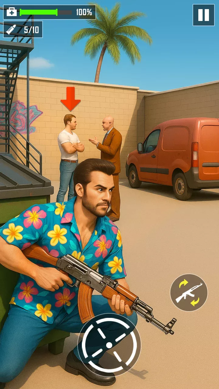 LA Mafia City: Shooting Game