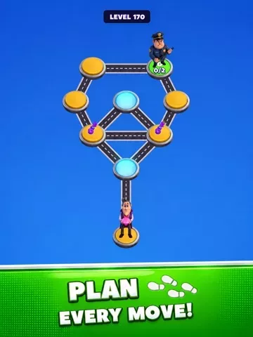 Police Escape! Match Villains