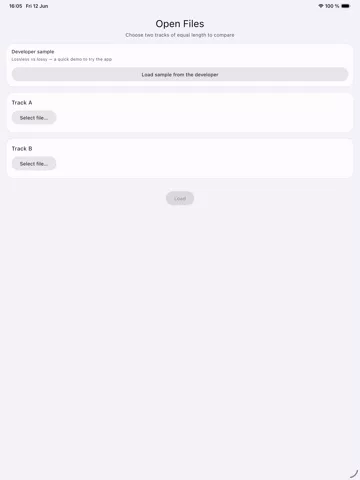 ABX audio test