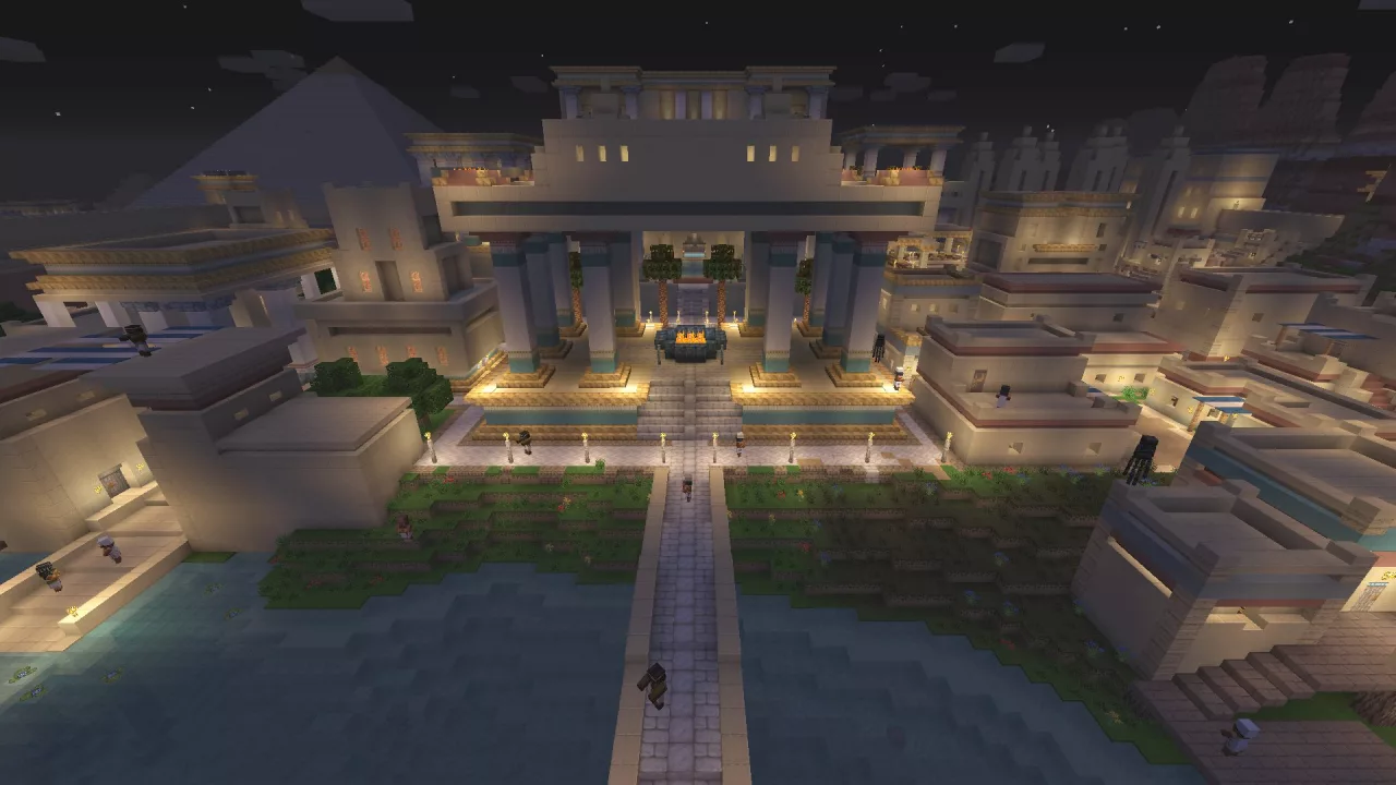 Minecraft Egyptian Mythology Mash-up