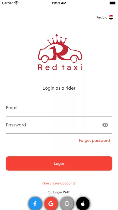 Red Taxi - Rider