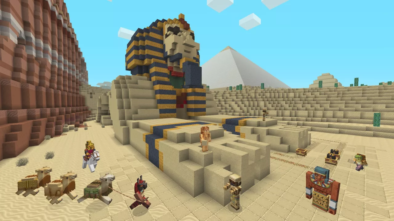 Minecraft Egyptian Mythology Mash-up