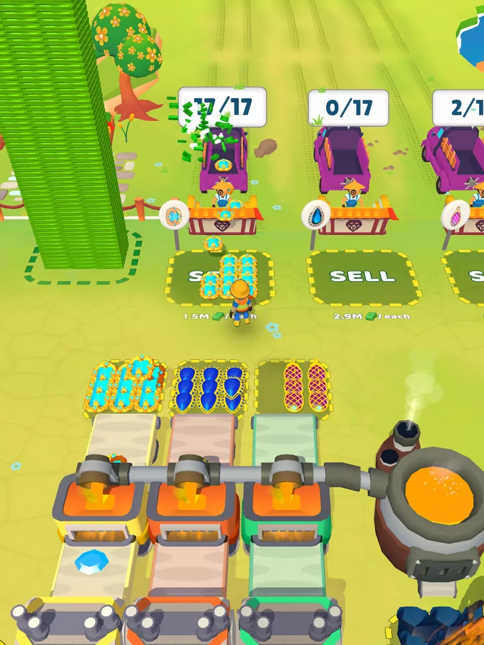 Drill & Collect: idle mine dig