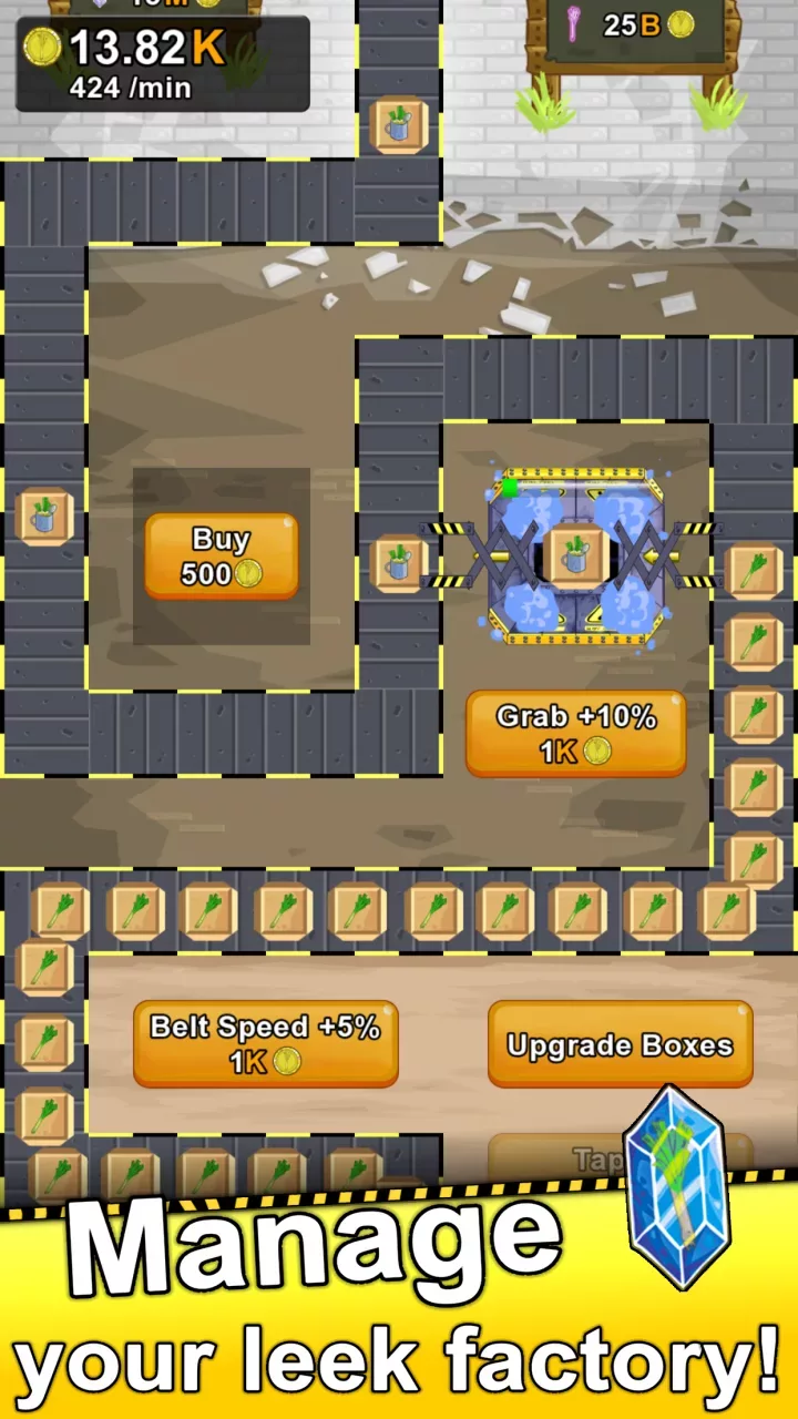 Leek Factory Tycoon: Idle Game