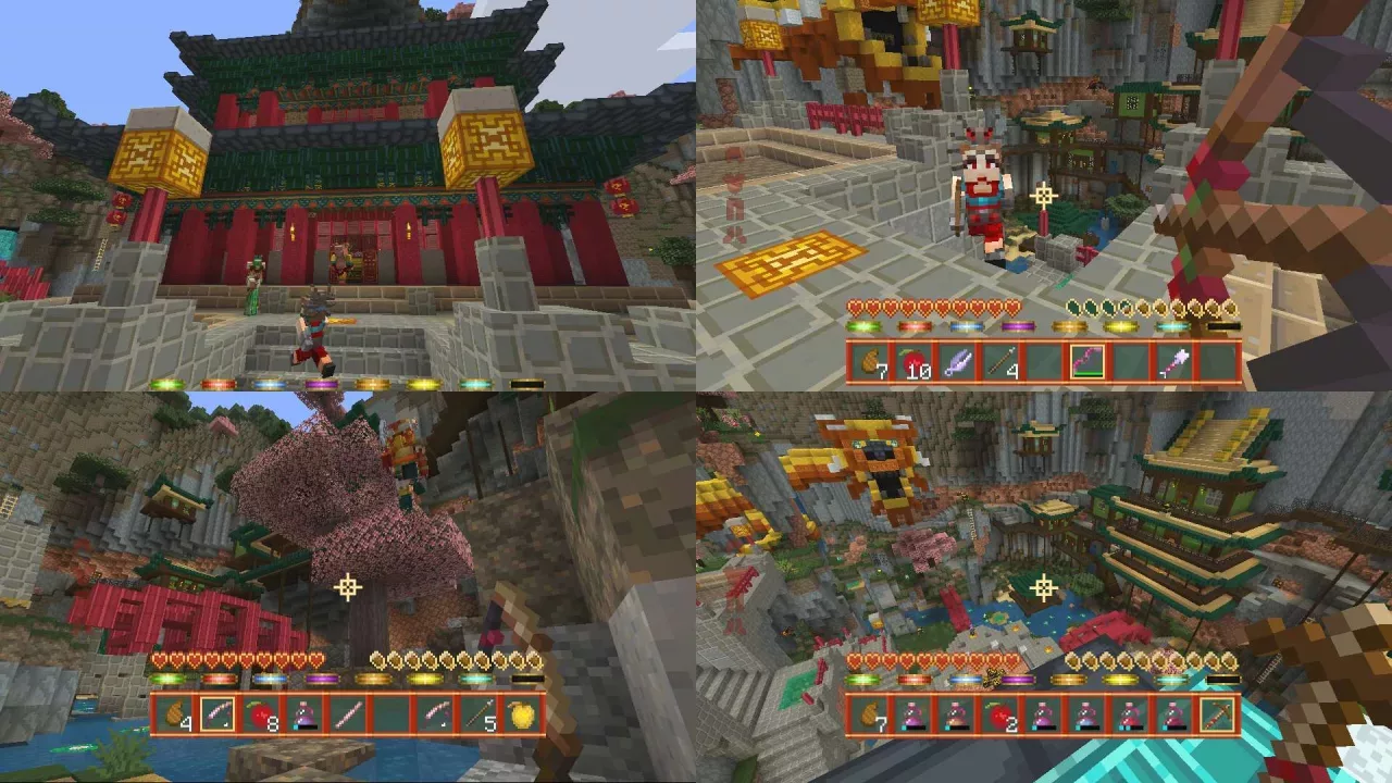 Minecraft Chinese Mythology Mash-Up