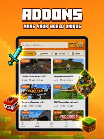 Addons - Mods for Minecraft PE