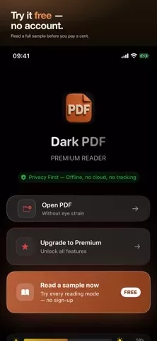 Dark PDF: ночной режим
