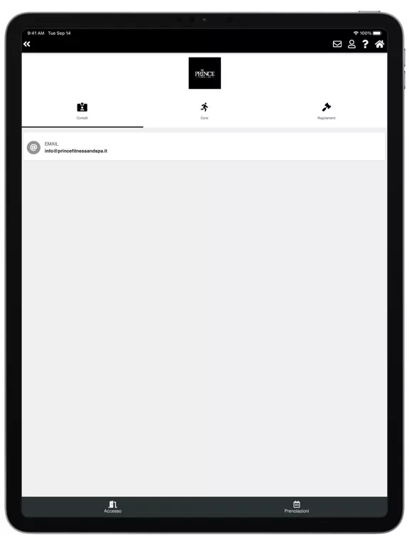 Prince Fitness App