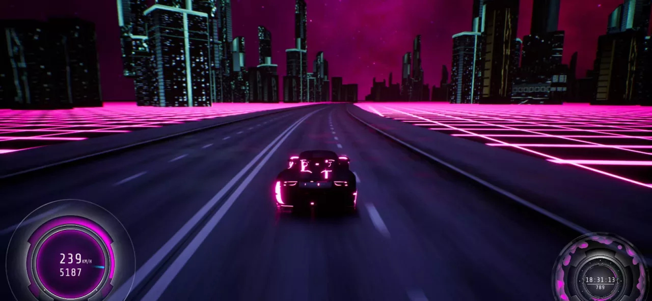 Synthwave Burnout