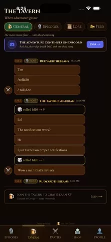 Chat 1 & Done