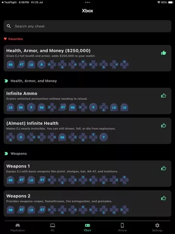 Cheat Codes for GTA San Andrea