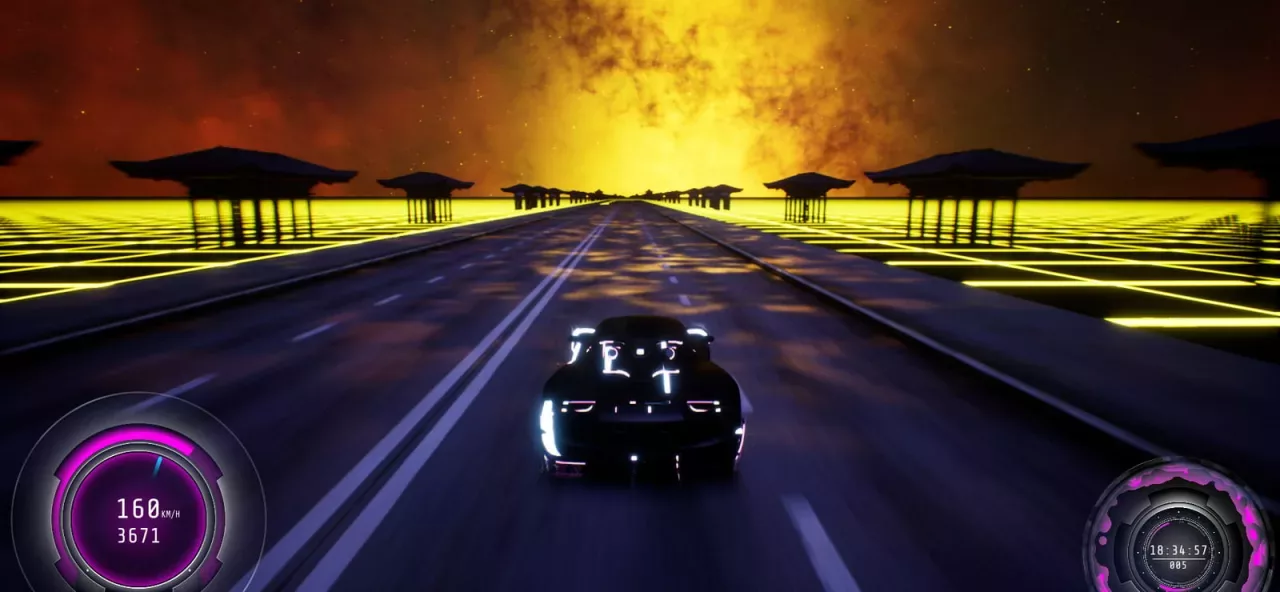 Synthwave Burnout