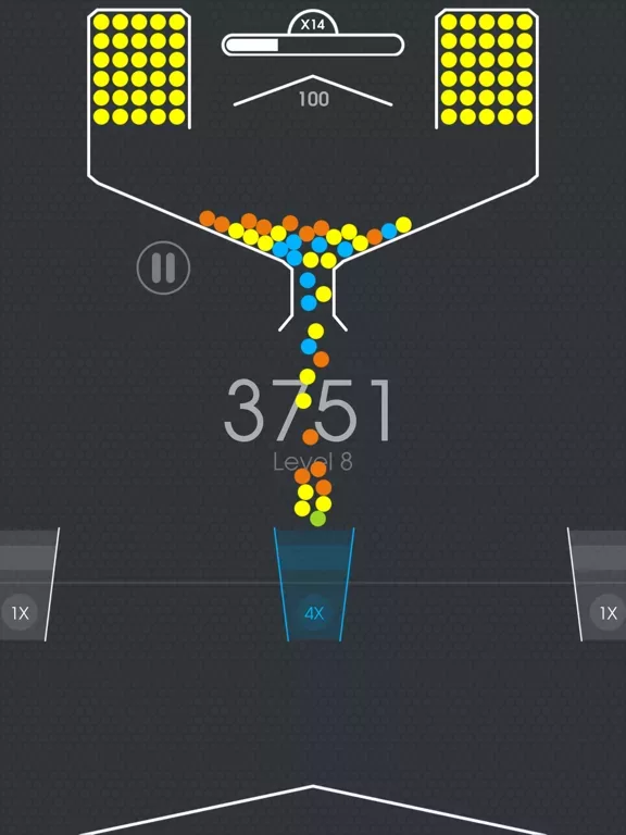 100 Balls - Tap to Drop in Cup