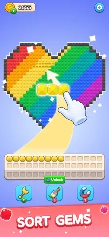 Diamond Color Sort - Gems Art