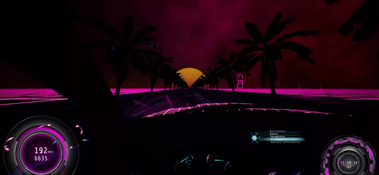 Synthwave Burnout