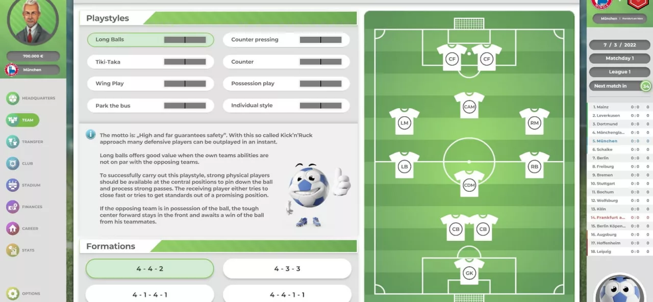 GOAL! The Club Manager