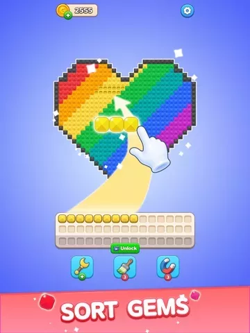 Diamond Color Sort - Gems Art