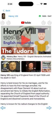 British Reigns: Bios & Videos