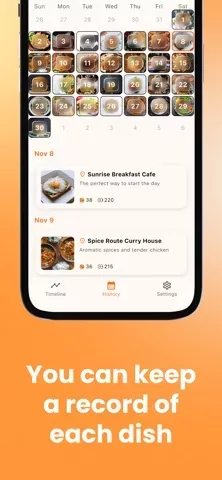 Onedish - Daily Meal Diary