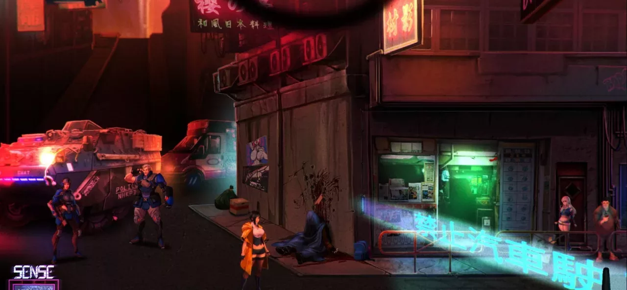 Sense - 不祥的预感: A Cyberpunk Ghost Story