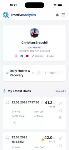Freedive Analytics