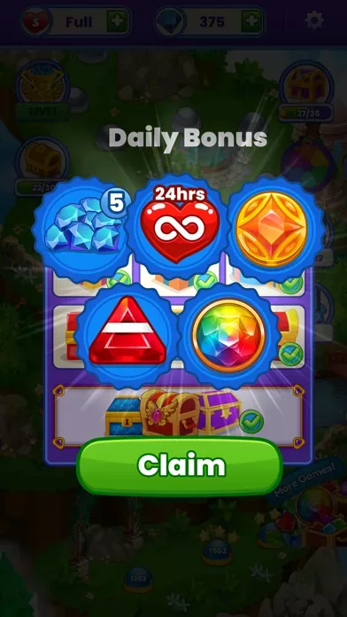 Gem Blast - взрыв игра матч 3