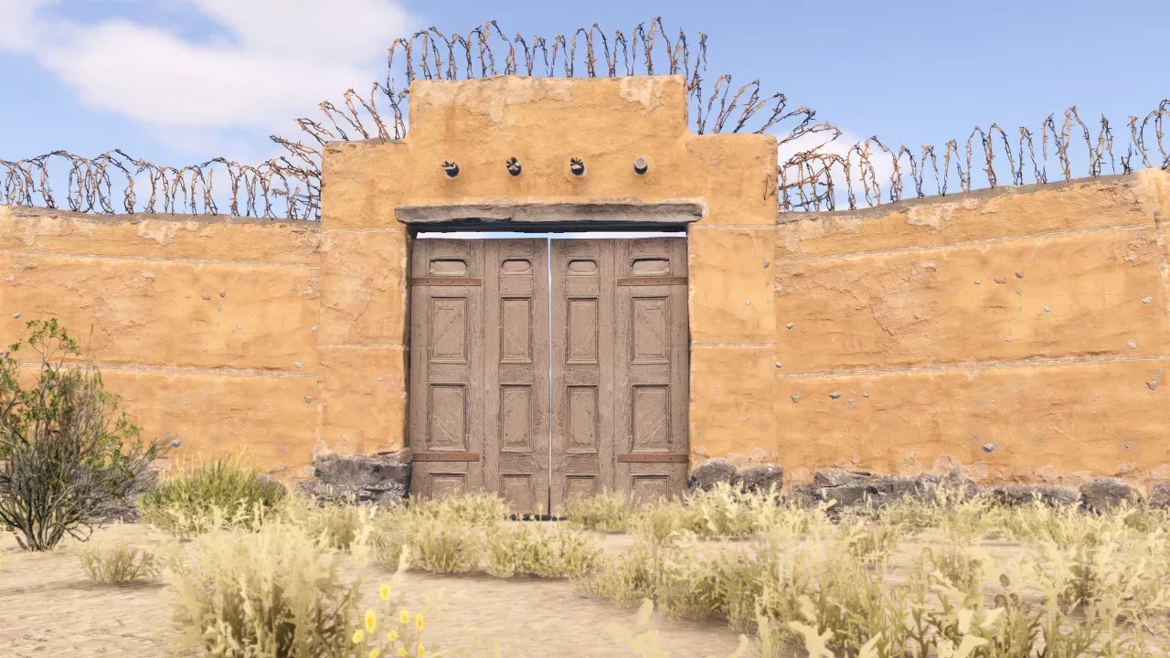 Adobe Gate and Wall Pack