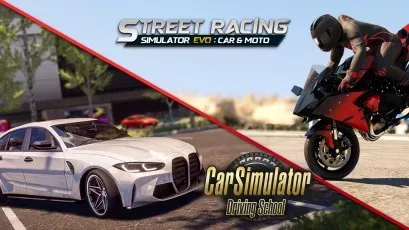 Car & Moto Simulator Bundle : Racing & Driving