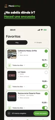 Menú de Hoy