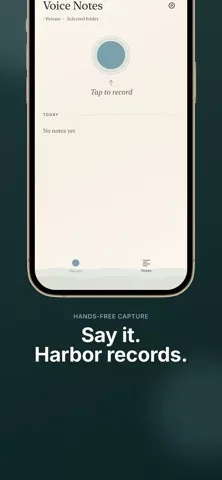 Harbor Private Voice Notes