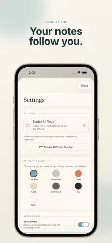 Harbor Private Voice Notes