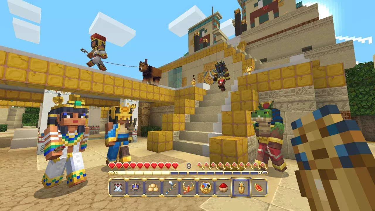 Minecraft Egyptian Mythology Mash-up