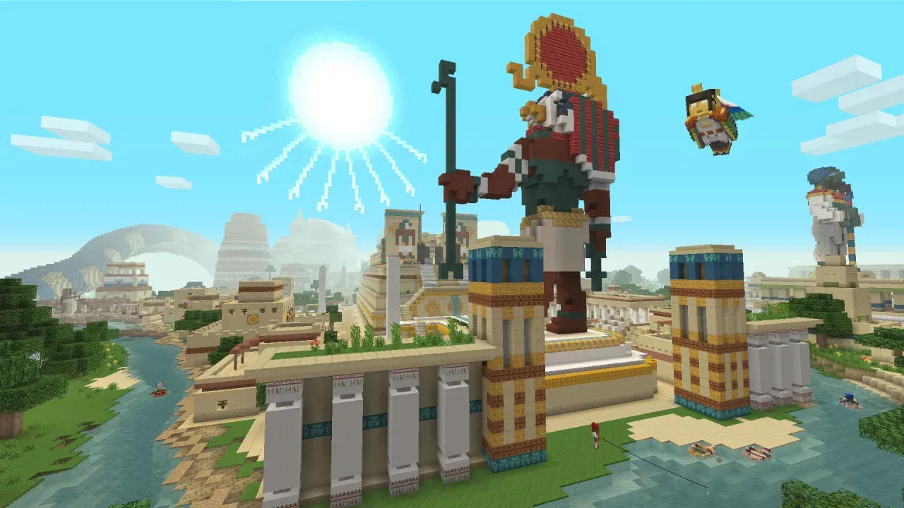 Minecraft Egyptian Mythology Mash-up