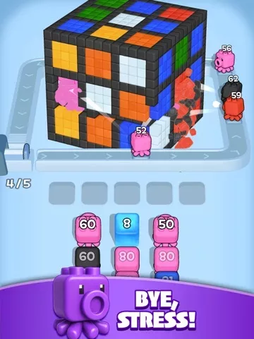 Pixel Town: Cube Blast 3D