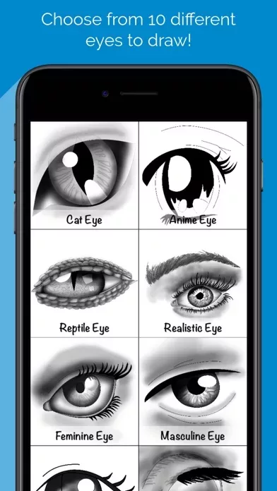 How To Draw Eyes with Steps