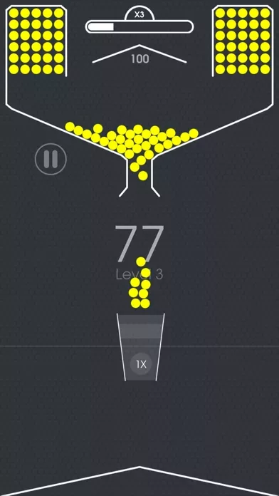 100 Balls - Tap to Drop in Cup