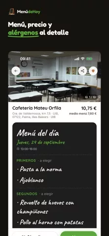 Menú de Hoy