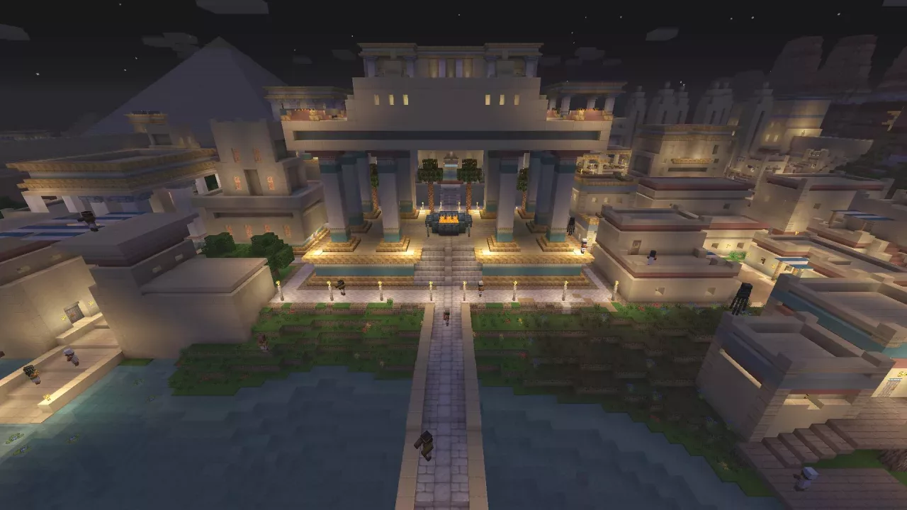 Minecraft Egyptian Mythology Mash-up