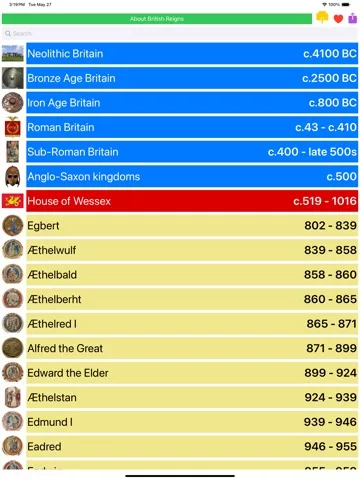 British Reigns: Bios & Videos